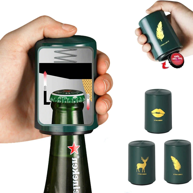 Magnetic Push Bottle Opener Pro